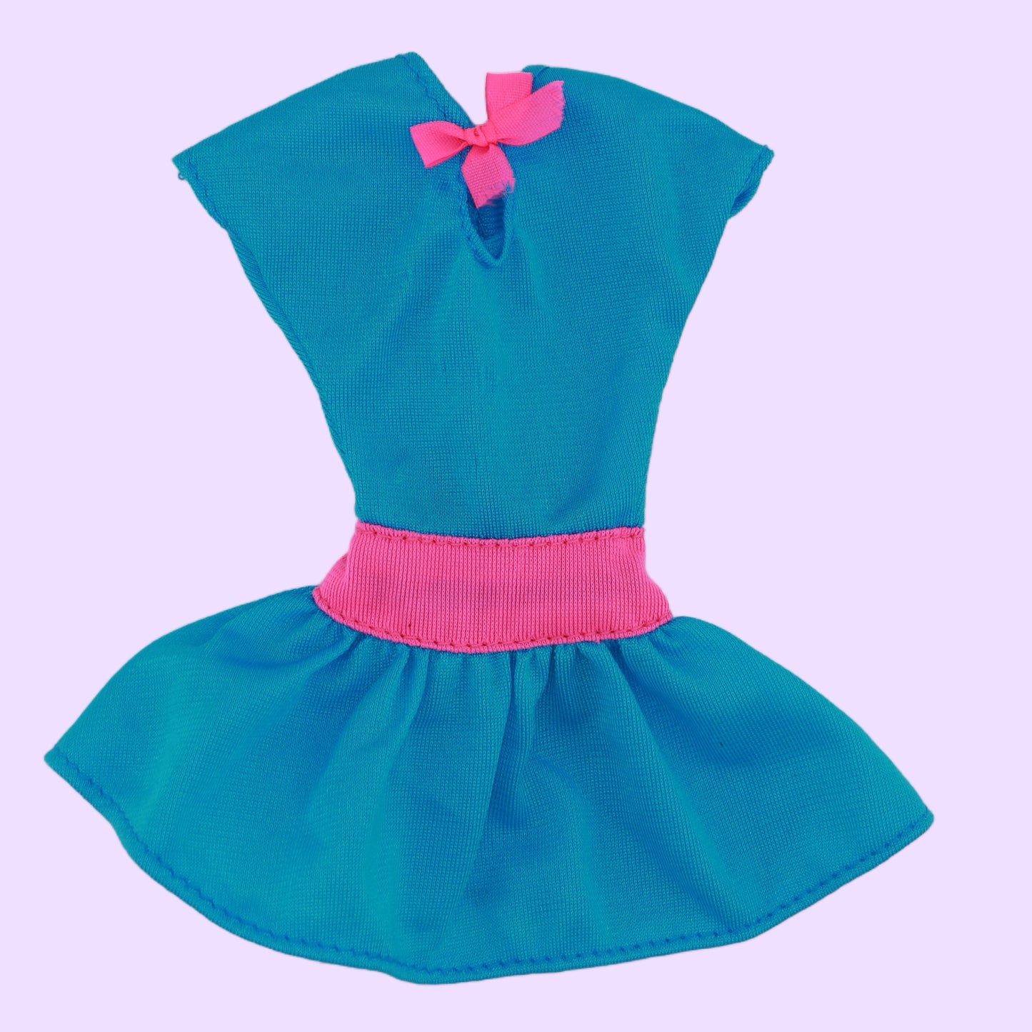 Bright Blue and Hot Pink Barbie Dress