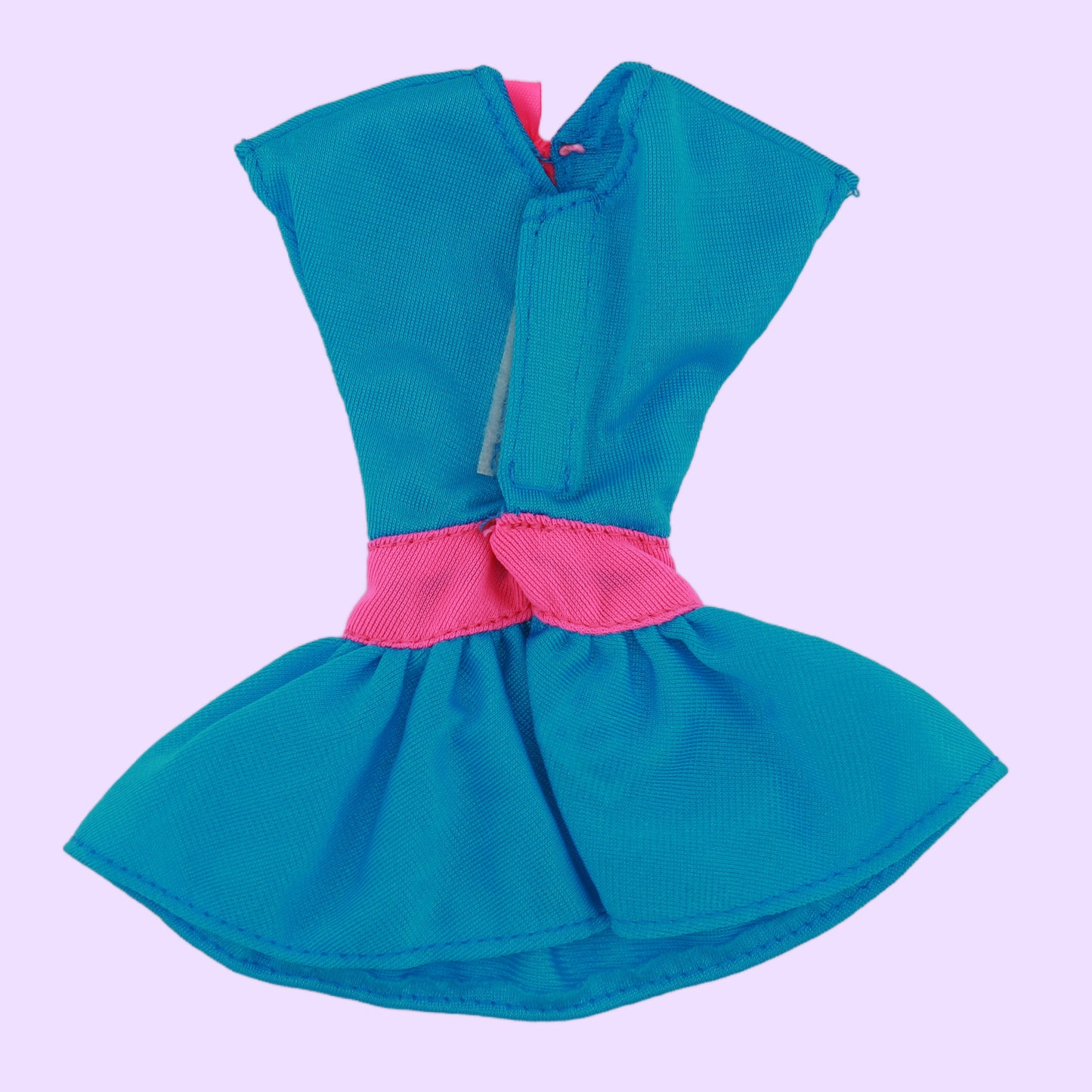 Bright Blue and Hot Pink Barbie Dress