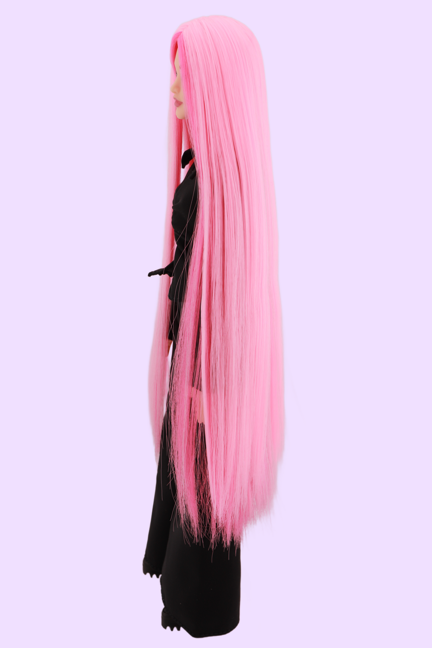 Two Toned Pink Audrey Face Barbie Custom