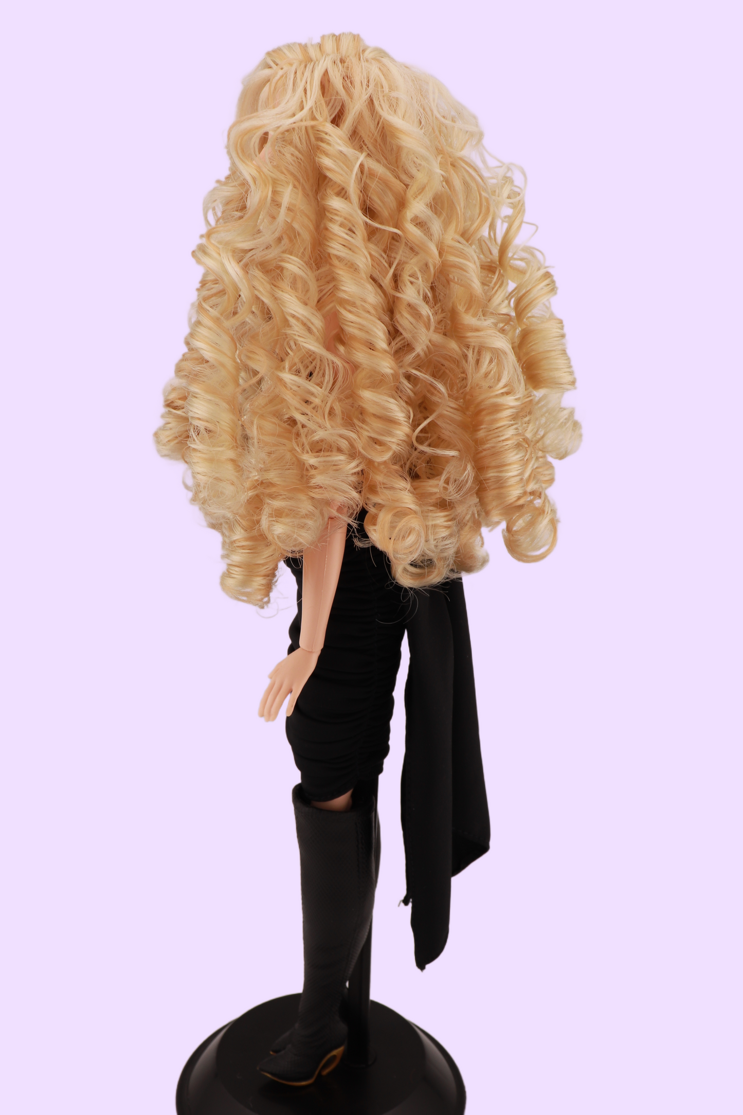 Curly Waldorf Rerooted Barbie You Create