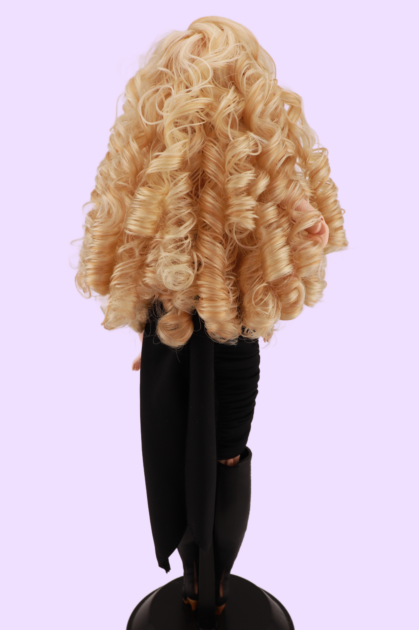 Curly Waldorf Rerooted Barbie You Create