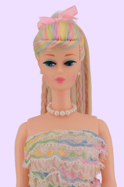 Opal Rainbow Swirl Ponytail Barbie OOAK