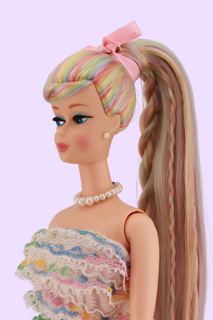 Opal Rainbow Swirl Ponytail Barbie OOAK