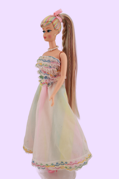 Opal Rainbow Swirl Ponytail Barbie OOAK