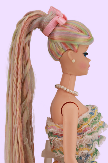 Opal Rainbow Swirl Ponytail Barbie OOAK