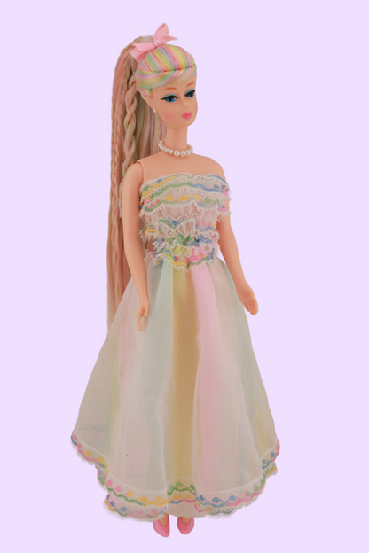 Opal Rainbow Swirl Ponytail Barbie OOAK