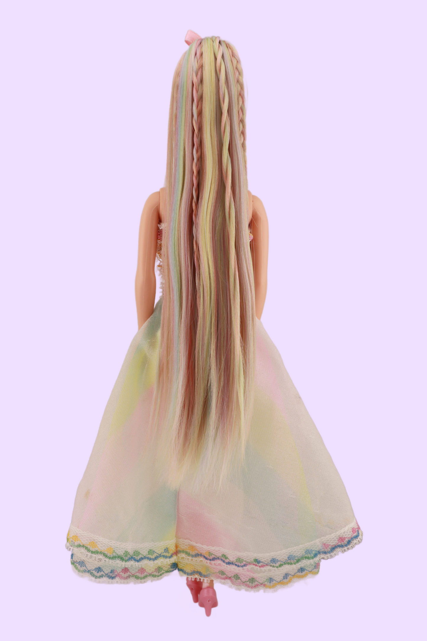 Opal Rainbow Swirl Ponytail Barbie OOAK