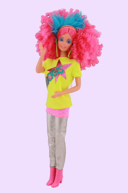 Barbie and the Rockers Custom Pink Hair (1986)