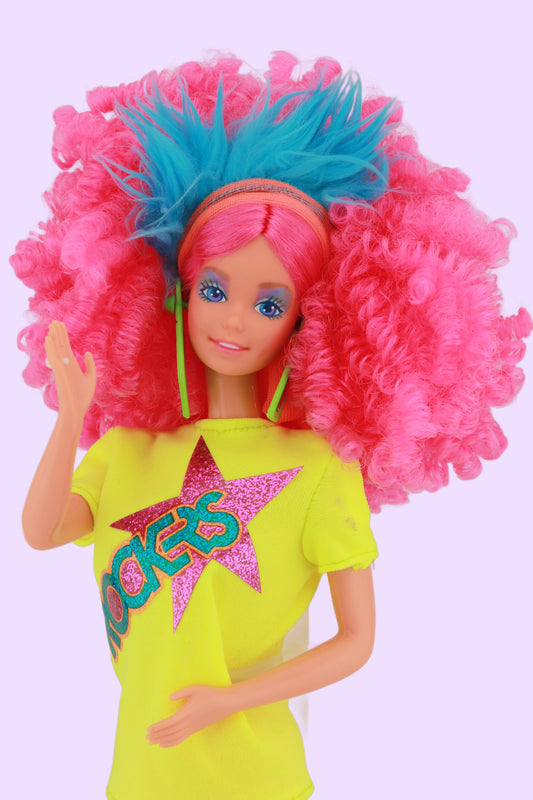 Barbie and the Rockers Custom Pink Hair (1986)