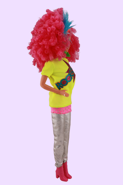 Barbie and the Rockers Custom Pink Hair (1986)