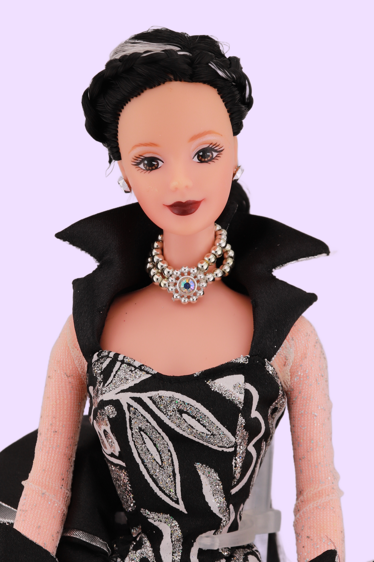 Gothic Silver and Black Barbie