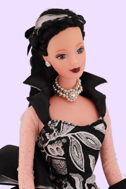 Gothic Silver and Black Barbie