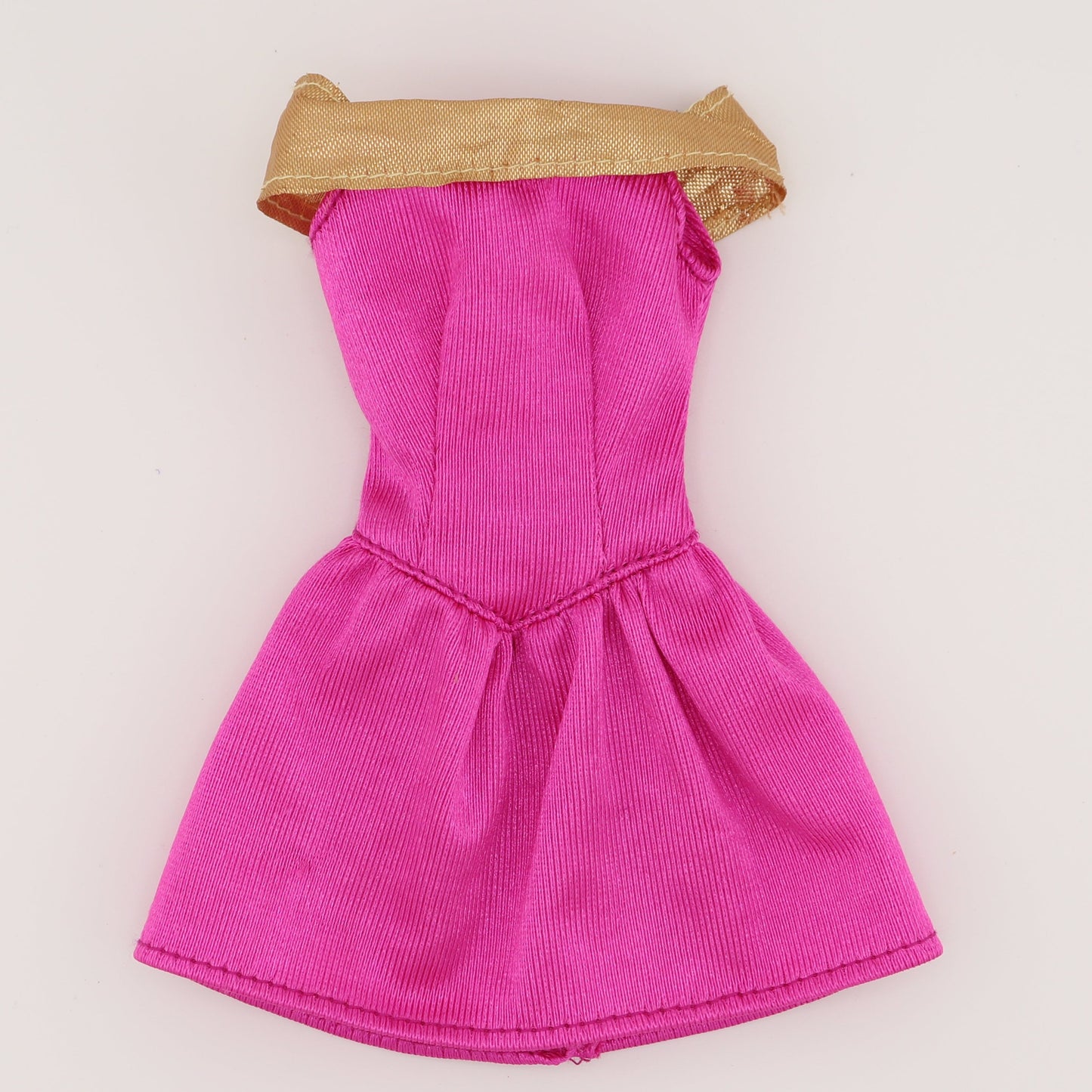 Magenta and Gold Barbie Dress