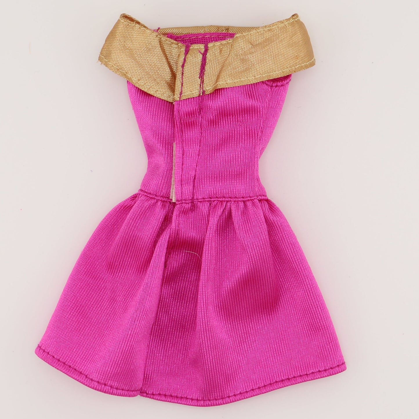 Magenta and Gold Barbie Dress