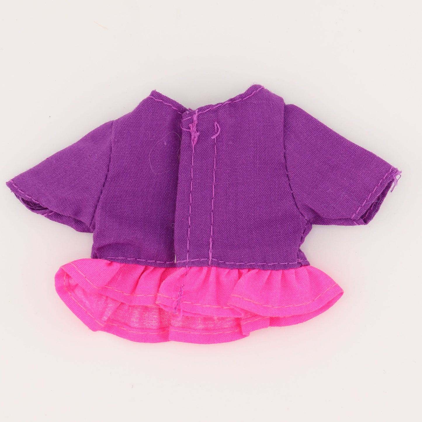 Purple Top with Pink Ruffle