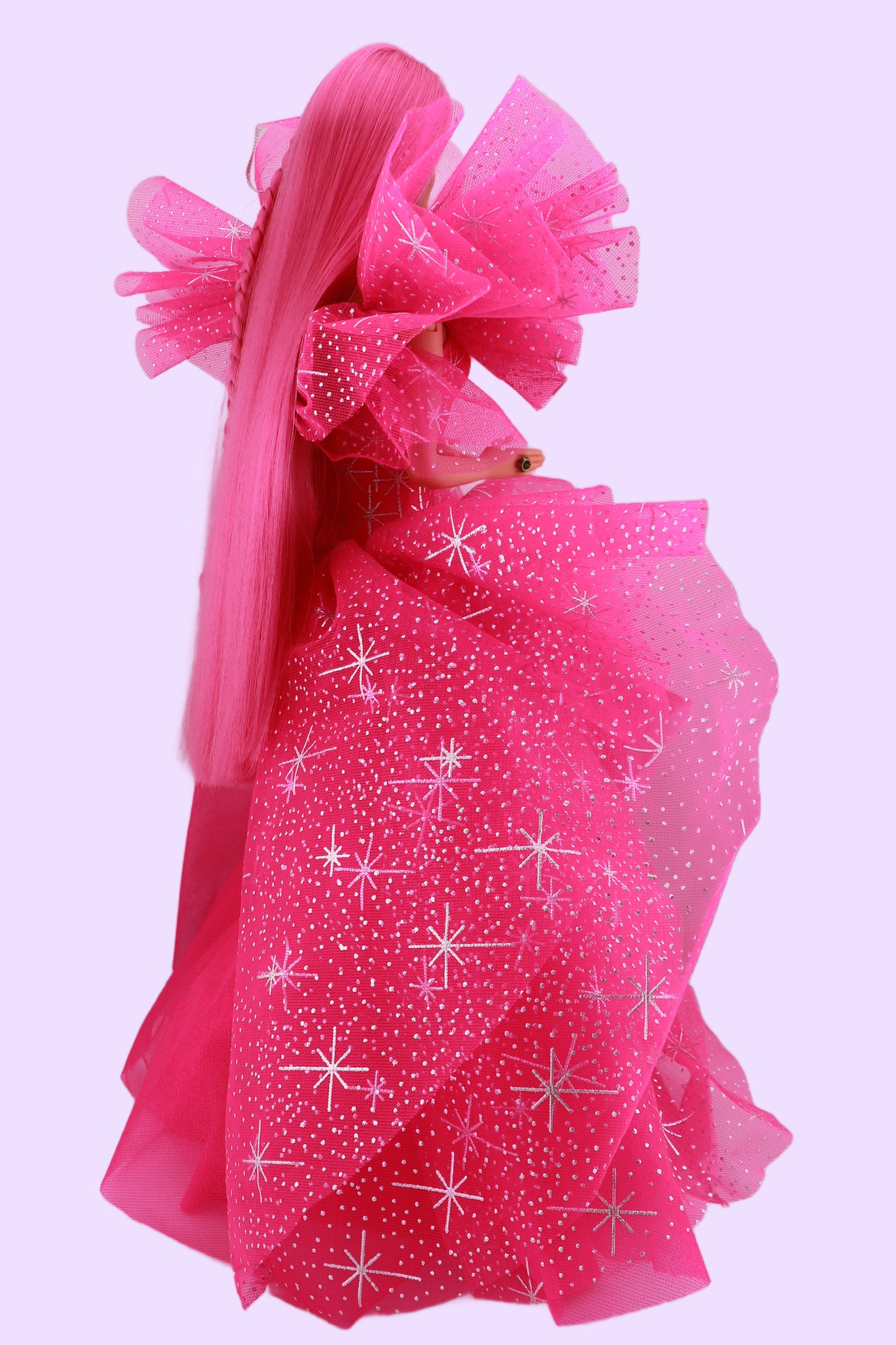 Pink Princess 1990 Holiday Barbie Reroot